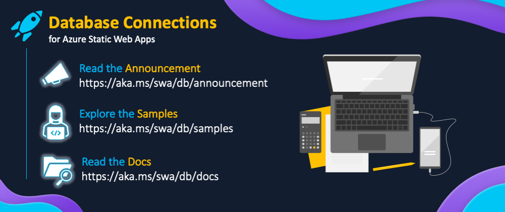 Static Web Apps Database Connections